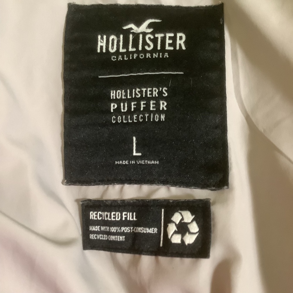 Hollister Puffer Collection Jacket – Lavender Gray – Women’s Large - Picture 6 of 11